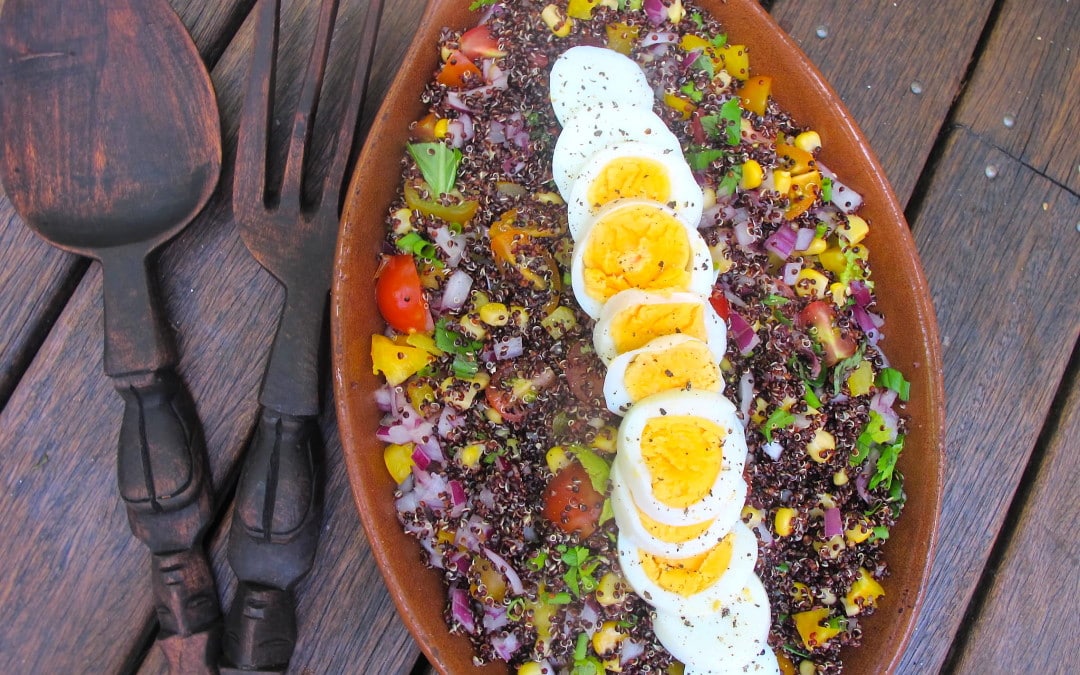 Quinoa & Boiled Egg Salad