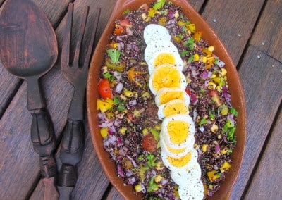 Quinoa & Boiled Egg Salad