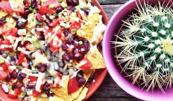 Vegetarian Nachos Nachos