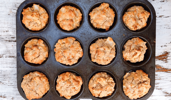 Pear, Apple & Oat Muffins