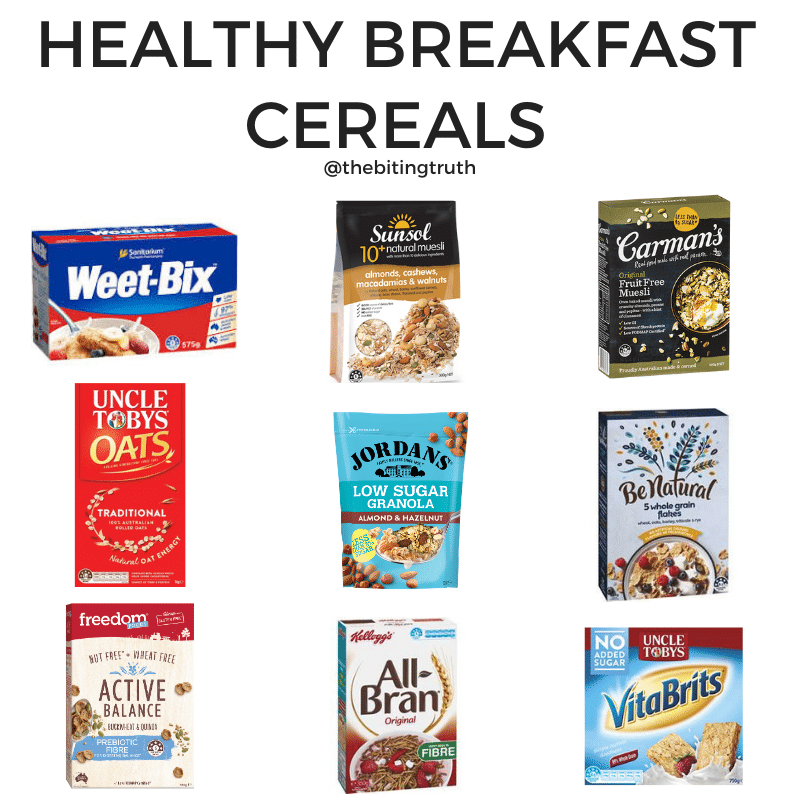 Healthy breakfast cereals