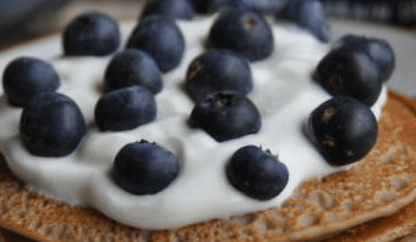 Cinnamon & Blueberry Teff Pancakes