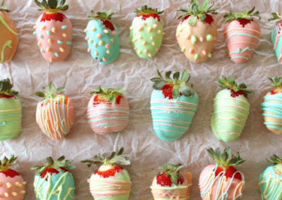 Easter Choc Dipped Strawberries