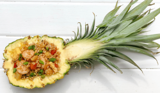 Healthy Prawn & Pineapple Fried Rice | The Biting Truth