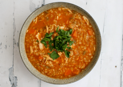 Tomato, Chicken & Barley Soup