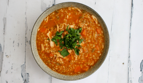 Tomato, Chicken & Barley Soup