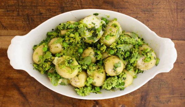 Potato Salad with Peas & Coriander