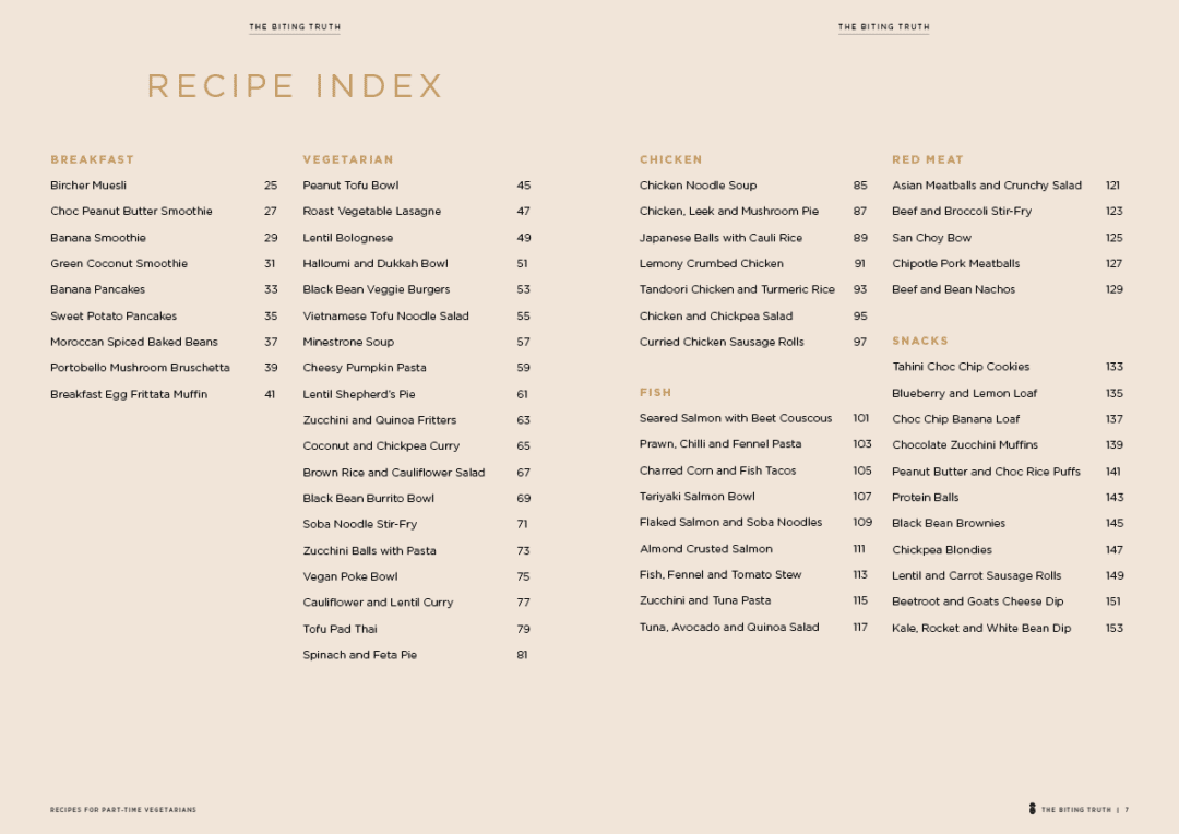 The Biting Truth Cookbook (digital) | Simple & Delicious Recipes