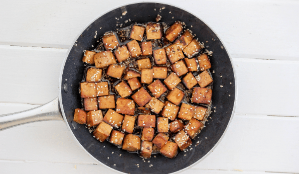 Pan-Fried Marinated Tofu