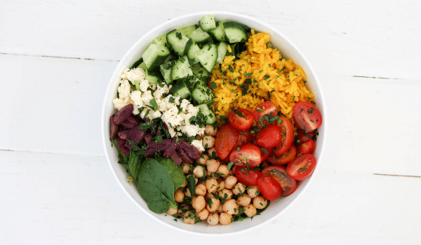 Turmeric Rice Salad Bowl