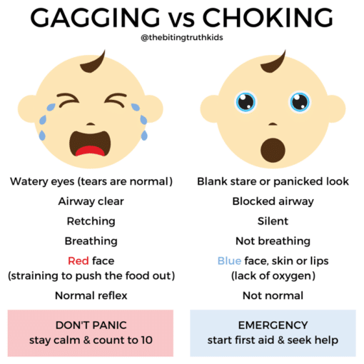 Choking vs Gagging in Babies What You Need to Know The Biting Truth